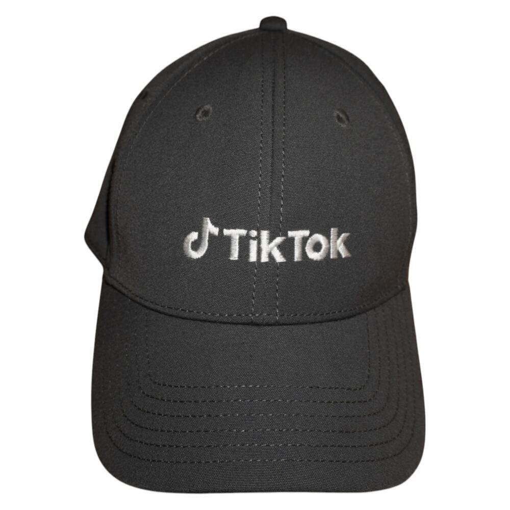 TikTok Logo Black Adjustable Hat by The North Face